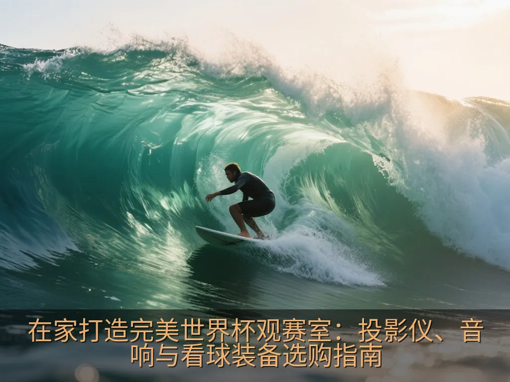 舒适的客厅看球环境,配有懒人沙发、温和的背景照明和健康的熬夜零食